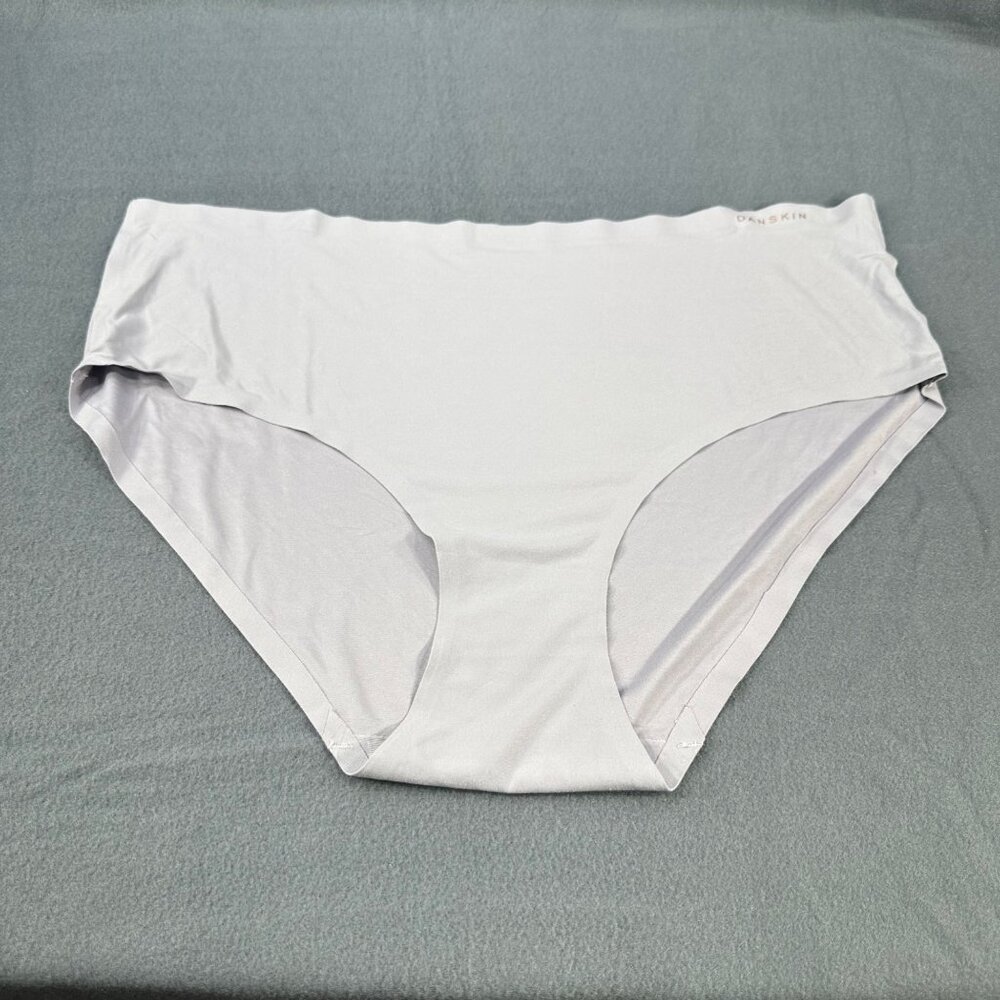 Danskin Women's Size 3X Panty Brief High Waist Light Gray New Without Tags